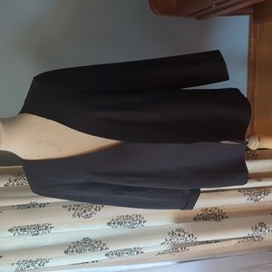 Athleta Black Open-Front Blazer